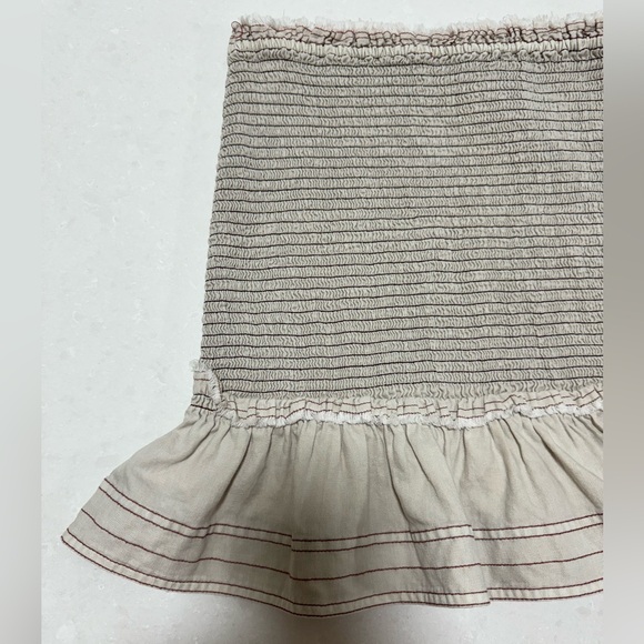 Pilcro Anthropologie Smocked Mini Skirt Size XS - Picture 11 of 13